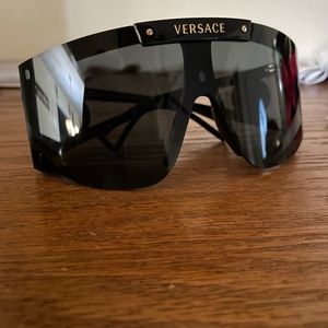 Versace Medusa icon shield sunglasses